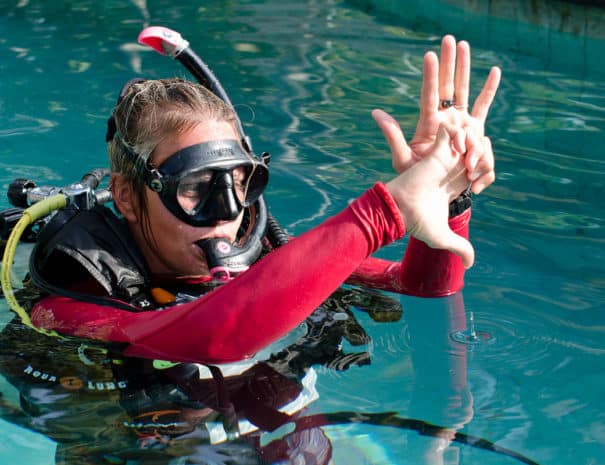 open water diver