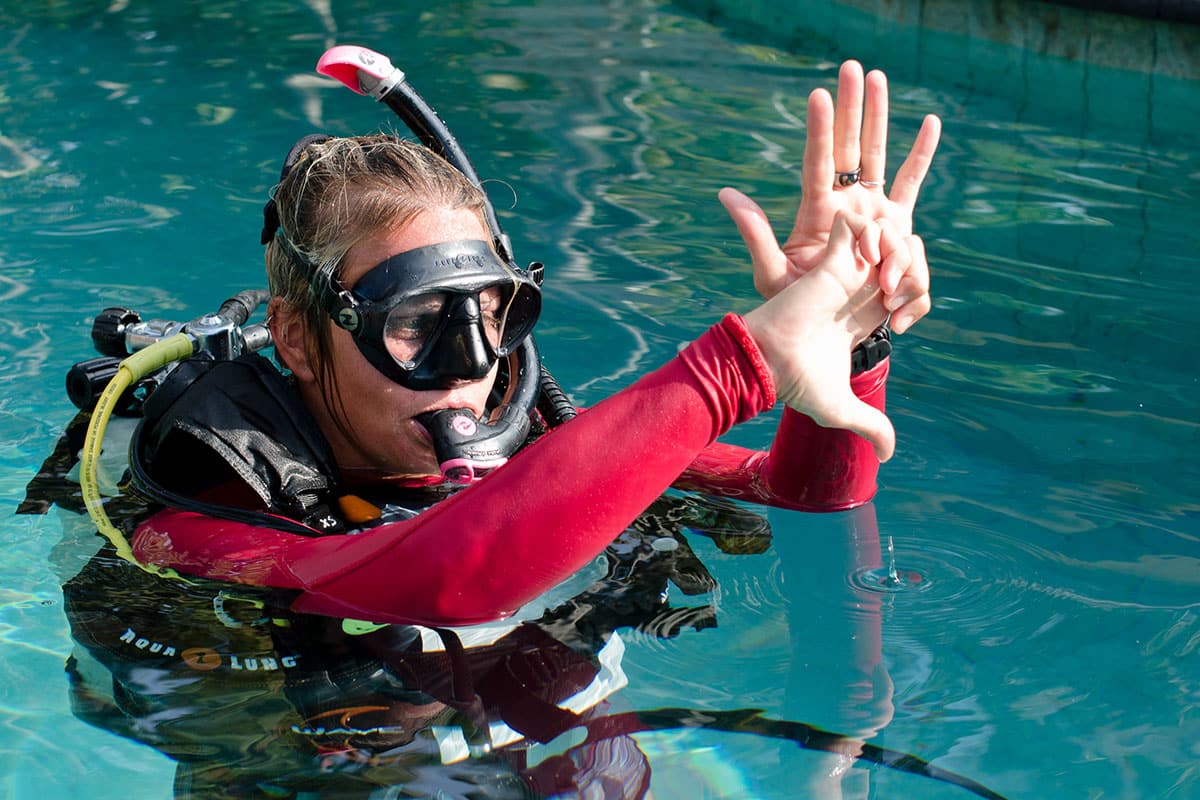 open water diver